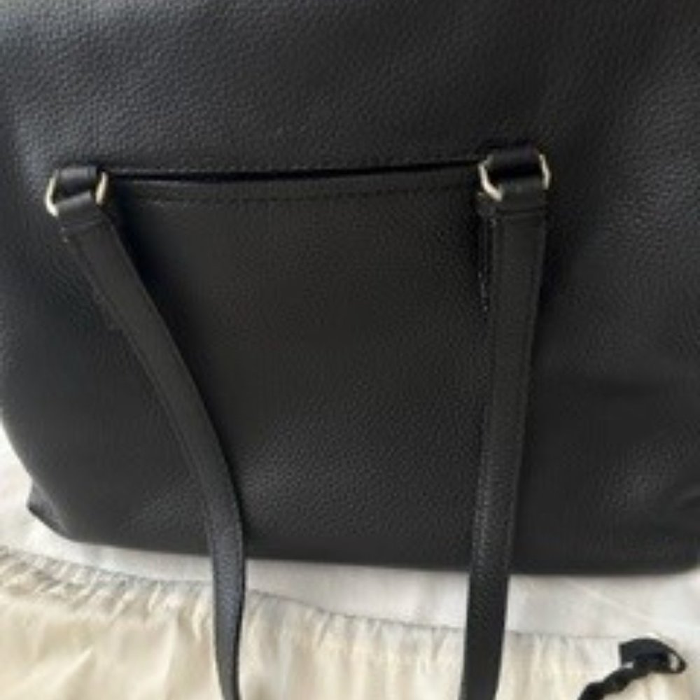 KATE SPADE JACKSON STREET ARIETTA PEBBLED LEATHER TOTE - BLACK - Picture 5 of 6